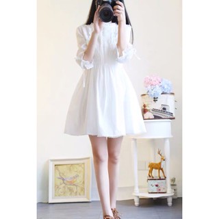 korean 3/4 Plain Dress2081