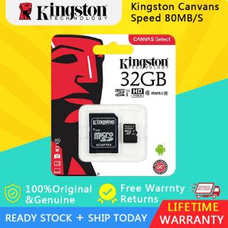 【COD】Kingston Memory Card sd card Micro SD TF card Class10 80MB/s 16GB/32GB/64GB/128GB Original