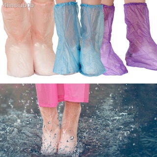 【FH】 Hot sale Disposable Plastic Thick Outdoor Rainy Day Carpet Cleaning Shoe Cover Blue waterproof (1)