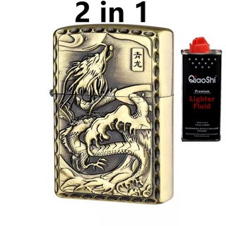 Lighter with free fluid