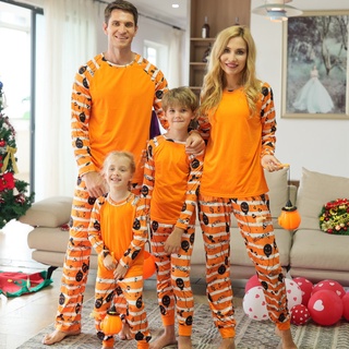 2021 New Family Matching Pyjamas Halloween Pajamas For Women Homewear Mom And Daughter Sleepwear Kid