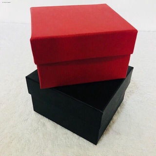 mens watch originalwatch▼✥Watch Box Cardboard Red or Black with Pillow 1 pc