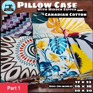 Part 1 - Pillow Case 17x23 18x28 20x30 Punda with Zipper - Canadian Cotton by Jomel Rosemen (1)