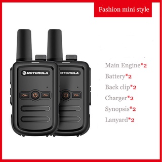 【READYSTOCK】Motorola walkie-talkie pair of mini civil 50 high-power outdoor kilometer FM wireless co