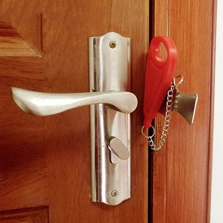 【SOYACAR】Portable Hotel Door Lock Door Stop Travel Accommodation Door Stopper Locks Self-Defense (4)