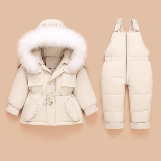 Children Down Coat Jacket Kids Toddler Jumpsuit Baby Girl Boy Clothes Winter Outfit Snowsuit Overall