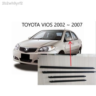 ▲TOYOTA VIOS 2002 ~ 2007 Weatherstrip Window Seal, Car Moulding Trim Seal Door Out for