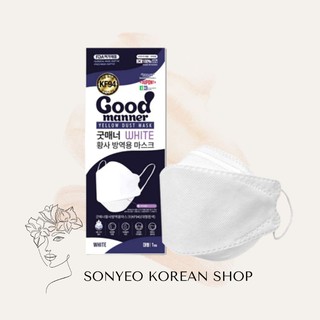 Good Manner KF94 Mask White / Made in South Korea