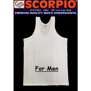 SCORPIO Men's Sando 100% Pure Cotton De Hilo (6pcs.in 1 pack)