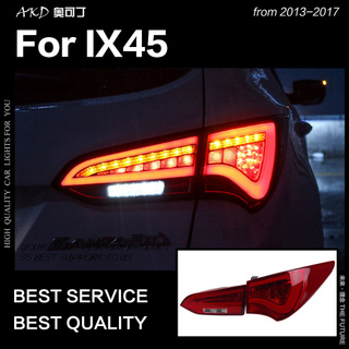 AKD Car Styling for Hyundai IX45 Tail Lights 2013-2017 New Santa Fe LED Tail Lamp LED DRL Signal Bra