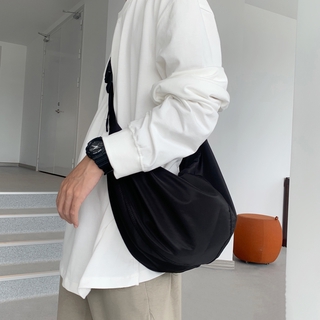 Ulzzang Korean Fashion Boys Nylon Japan Men Tote Bag Sling Bag Shoulder Bag Hobo Bag Messenger Bag for Men Birthday Gift