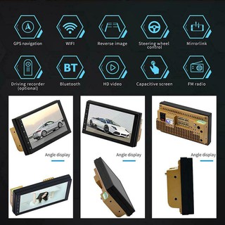 【𝐁𝐋𝐔𝐄𝐓𝐎𝐎𝐓𝐇 𝐂𝐀𝐑 𝐑𝐀𝐃𝐈𝐎 𝐒𝐓𝐄𝐑𝐄𝐎】9217 7 Inch 2Din Android 8.1 GPS Navigation WiFi Quad Core AUX USB FM Radio Receiver Car Stereo MP5 Player MP5（1+16G） (8)