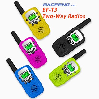 BaoFeng BF-T3 Kids Walkie Talkie 22 Channels for Children Gift US plug (1)