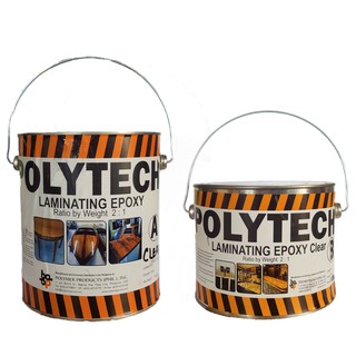 Polytech Laminating Clear Epoxy Resin for Super Gloss Coating and Tabletop - 3kg
