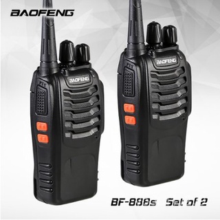 Baofeng Original BF-888S UHF FM Transceiver Walkie Talkie Two-Way Radio(Black)BF-888S Set of 2