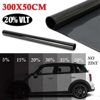 【Stock】 Uncut Roll Window Tint Film 20% VLT 10ft Feet Car Home Office Glass