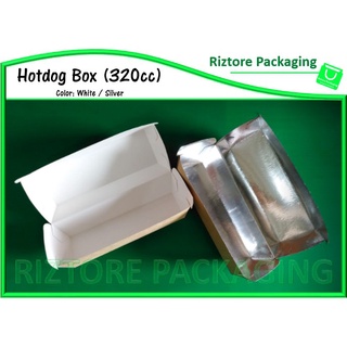 ✇❄25 Pcs Paper Hotdog Box Take-out, Takoyaki, Siomai, Dimsum etc