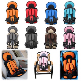 Travel Baby Safety Toddler Seat Mat Cushion With Infant Safe Belt Fabric Mat Little Child Carrier Child Safety Toddler Mat 1-10 Years Baby