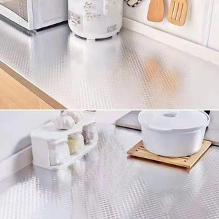 Easy Clean Waterproof Oilproof Aluminum Foil Self Adhesive Home Kitchen Wall Stickers 1070