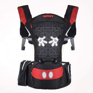 recommendDisney Summer Breathable Ergonomic Carrier Backpack Portable Infant Baby Carrier Hipseat He