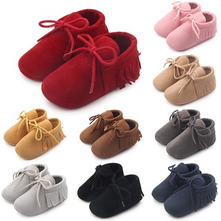 Baby Toddler Girl Tassel Moccasins Shoes First Walkers Shoes (5)