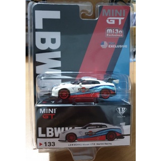 Mini GT 133 LB WORK Nissan GT-R Martini Racing