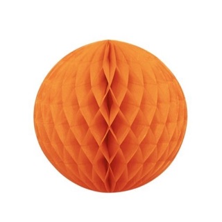 Orange honeycomb lantern
