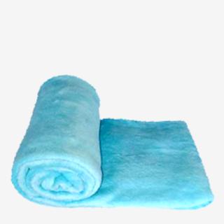 Home Style Coral Fleece Blanket 62 x 50in. – Blue (1)