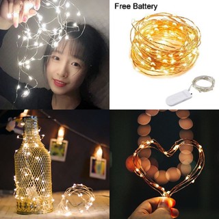 3M LED Fairy String Lights Lampu bercuti Battery Operated Colorful for party decoration,Christmas