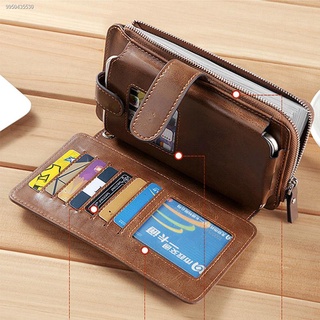 Kangaroo Men s Wallet Long Zipper Handbag Large-capacity Mobile Phone Bag Multi-function Card Holder