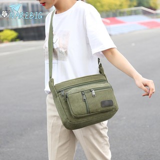 ♡NAREBIG♡Large Packs Canvas Men Solid Color Shoulder Bags (8)