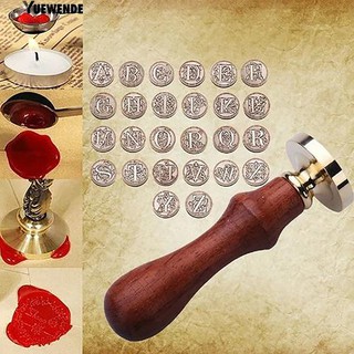 Sealing Wax ClassicWax Stamp Alphabet Seal Letter A-Z Retro Wood