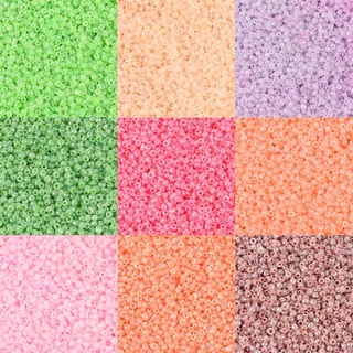 3MM 350GRAMS GLOSSY PASTEL SEED BEADS/GLASS BEADS FOR DIY