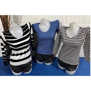 Long sleeve stripes 2 for 99 PESOS ONLY (Random colors and print)