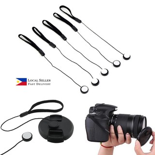 5 Pcs Lens Cover Cap Holder Keeper String Leash Strap Rope