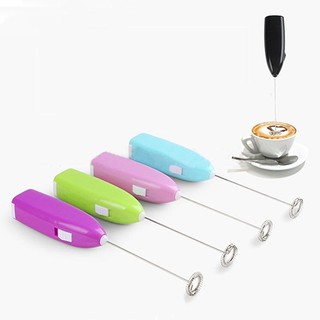 BK✿Mini Hand-Held Electric Stainless Steel Milk Frother Mixer Whisk Egg Beater Tool