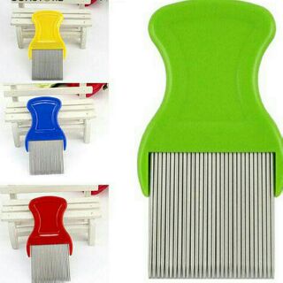 Hair Lice Flea Dirt Dust Remover Stainless Steel Tooth Comb