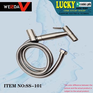 304 stainless steel bidet set spray faucet toilet washer small shower head for bathroom bidet hose (7)