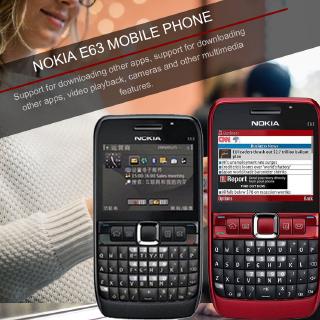 XII Mobile Phone Enlish Or Russian Rus Keypad For Nokia E63 For Old Student (1)