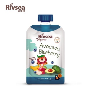 RivseaRIVSEA Avocado Blueberry Banana Apple Butter Baby Food Supplement Fruit Puree Infant Puree100g