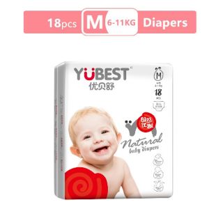 Yubest/ Baby Taped Diapers Medium 18pcs