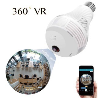 specials㍿☃▲ICSEE LED lamp Bulb Wifi CCTV V380 Panoramic Camera 360
