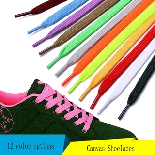 AL 1 Pair 100Cm Flat Popular Sportings Shoes Laces Fluorescent Green Fashion Black Hot Sale Chic Casual Canvas Polyester Shoelaces