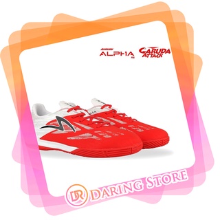 Futsal Specs ACCELERATOR ALPHA PRO IN GARUDA PATRIOT RED WHITE Sports Shoes