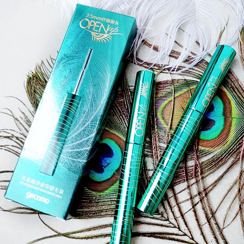 Extremely fine peacock lower mascara waterproof and slender curls without smudging and lengthening small heads