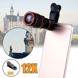 Universal 8X 12X Zoom Optical Phone Telescope Portable Mobile Phone Telephoto Camera Lens For Smartphone