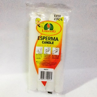 Liwanag Esperma Candle E#16 by 4 pcs