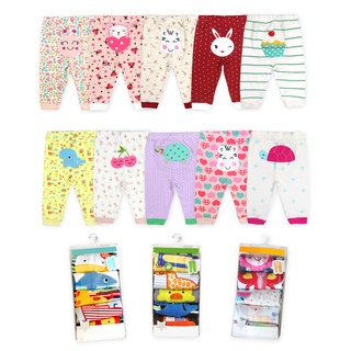 5pcs children's trousers baby pp pants cartoon cotton printed pants newborn leggings