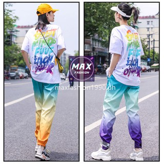 Tie-dye Unisex jogger pants for men/women Sweatpants sports casual Pants