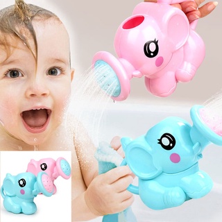 Baby cartoon elephant shower cup newborn child shower shampoo cup baby shower water spoon bath cup 3